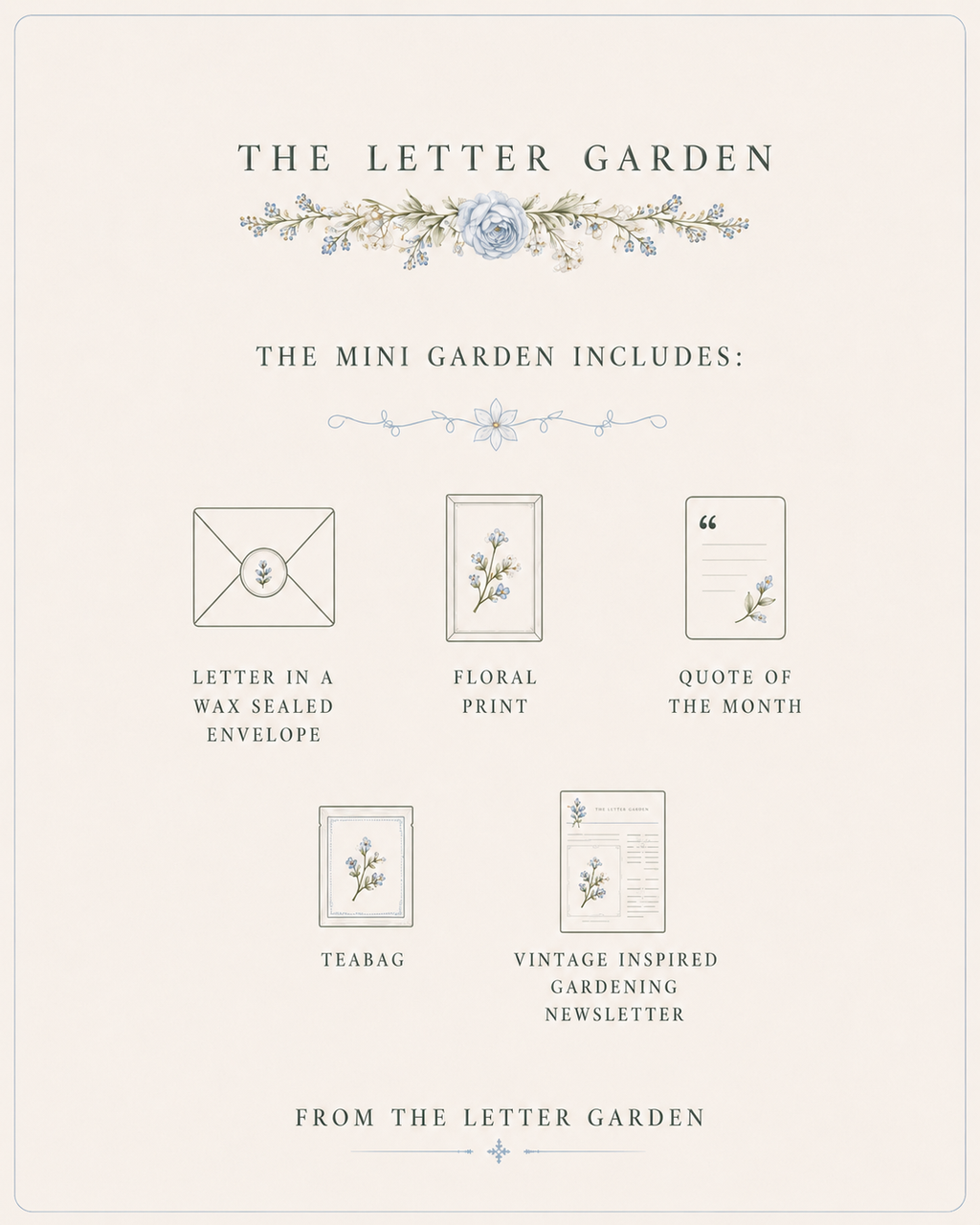 JUNE - Mini Garden - PRE ORDER