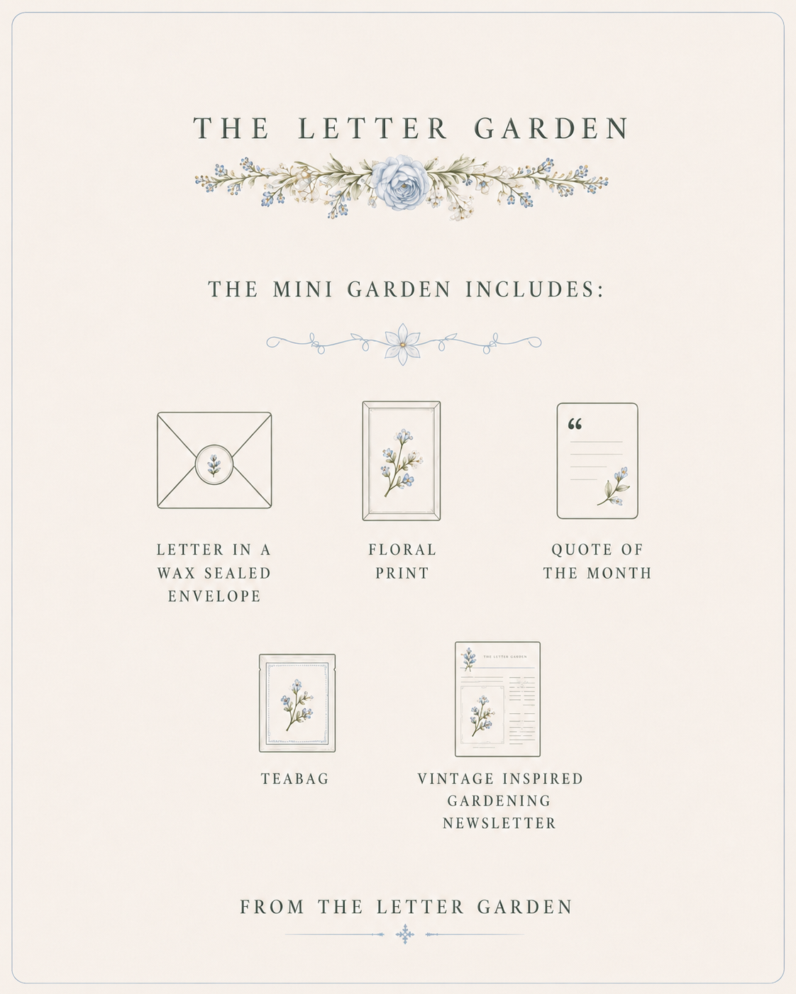 JUNE - Mini Garden - PRE ORDER