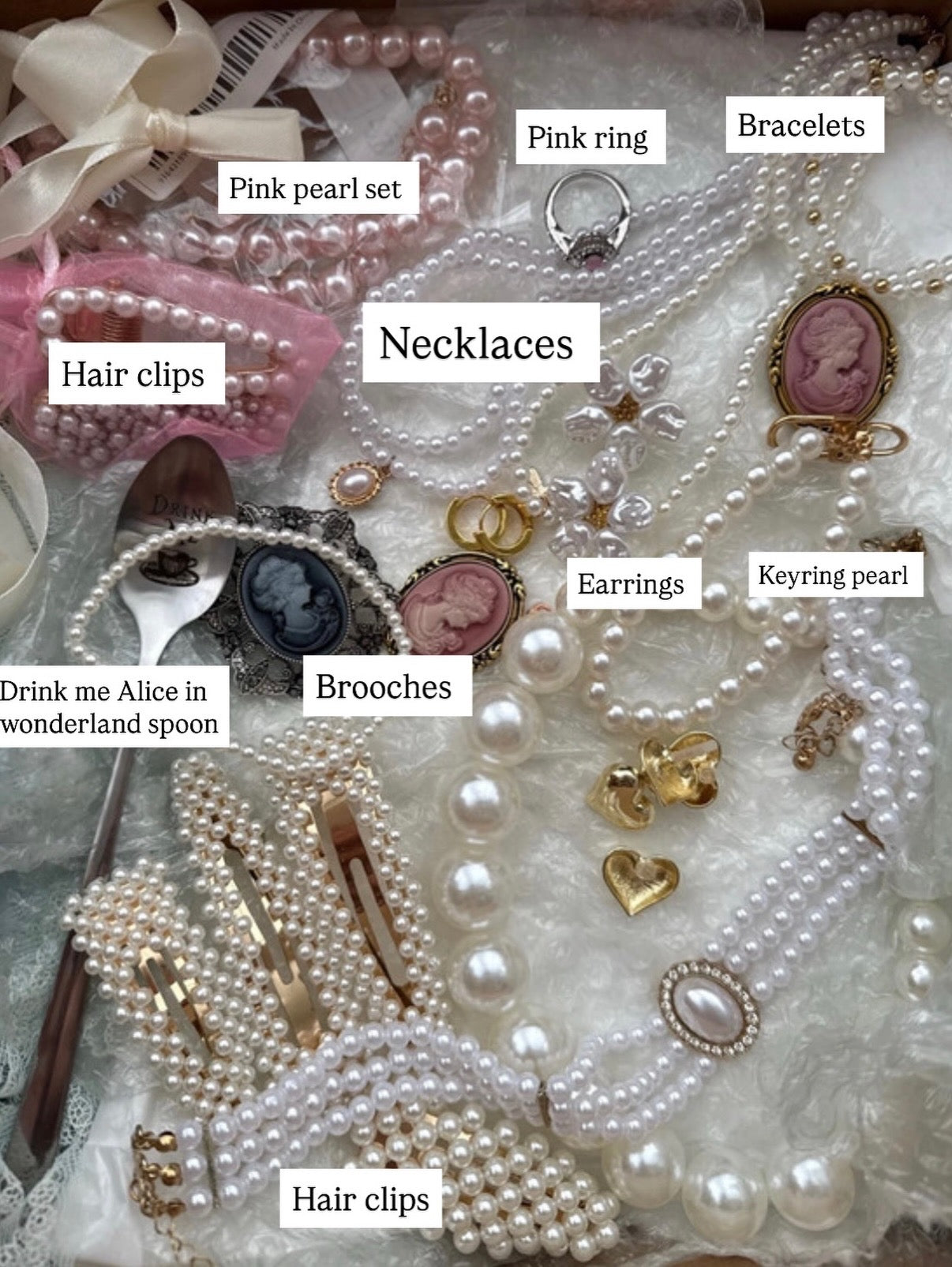 June Letter + Pearl job lot + Charbonnel et Walker