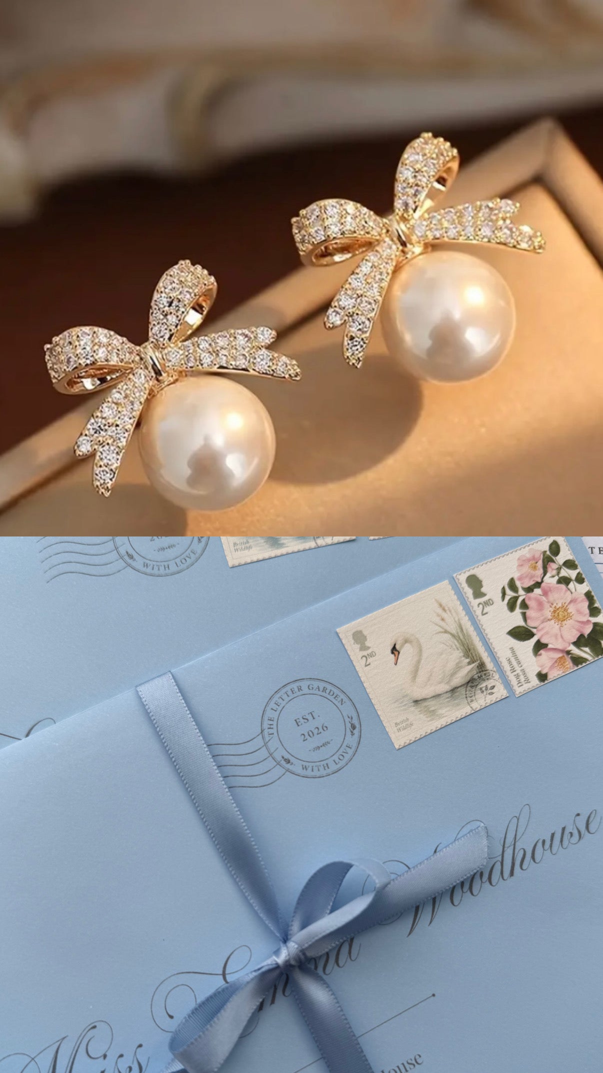 June Letter & Earrings