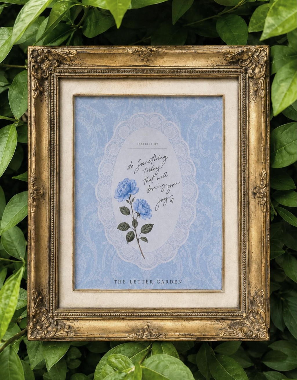 Swan Print - double sided quote